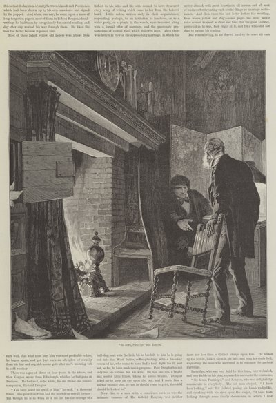 Zynisches Glück, Eine Geschichte eines Mannes mit Gewissen, von David Christie Murray von Richard Caton Woodville junior